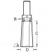 Trend C214 Bearing Guided 3 Degrees Undercut 50mm Cut  - 1/2" Shank